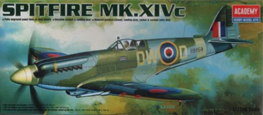 Academy 1/72 Spitfire Mk.XIVc Plastic Model Kit [12484]