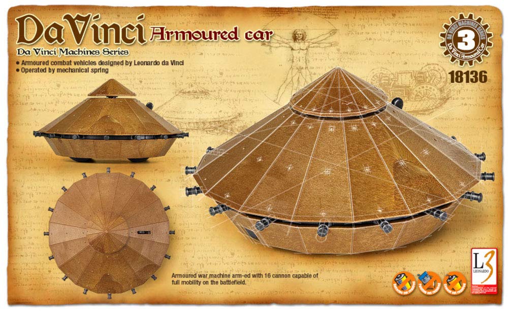 Academy Davinci Armored Car Plastic Model Kit