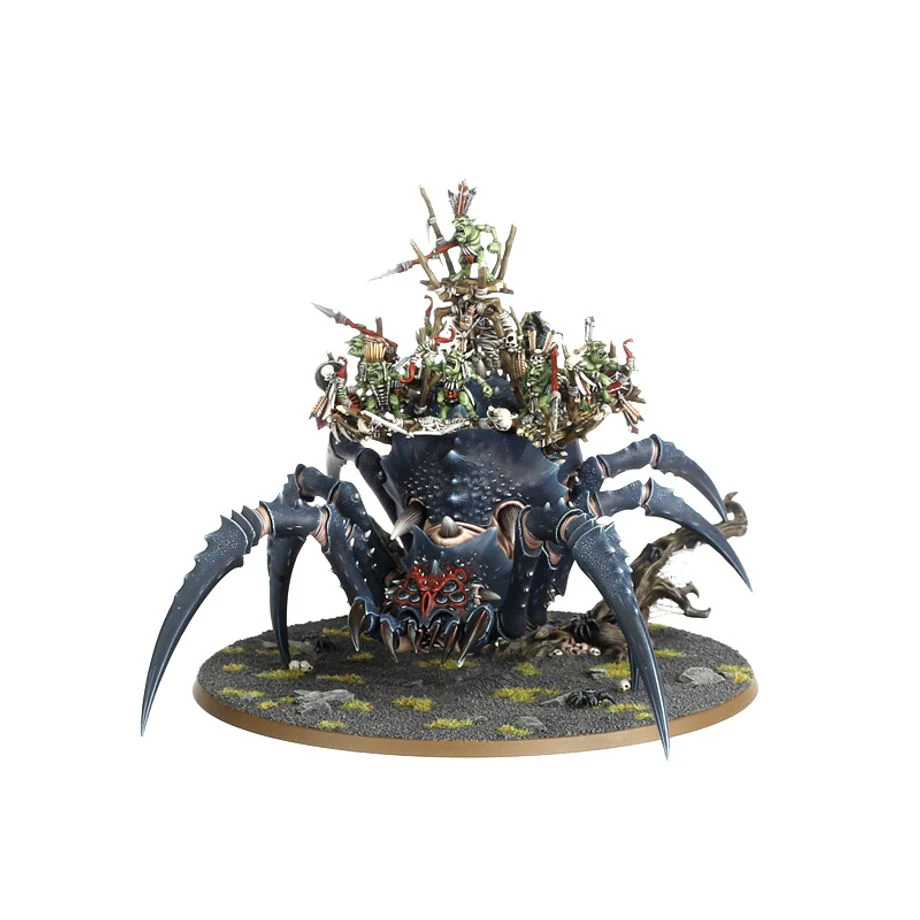 Age of Sigmar: Gloomspite Gitz: Arachnarok Spider with Spiderfang Warparty Local Pick-up - Image 2