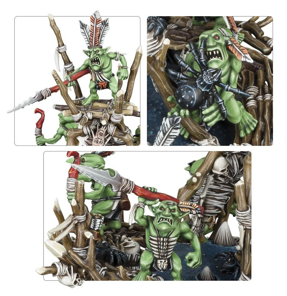Age of Sigmar: Gloomspite Gitz: Arachnarok Spider with Spiderfang Warparty Local Pick-up - Image 3