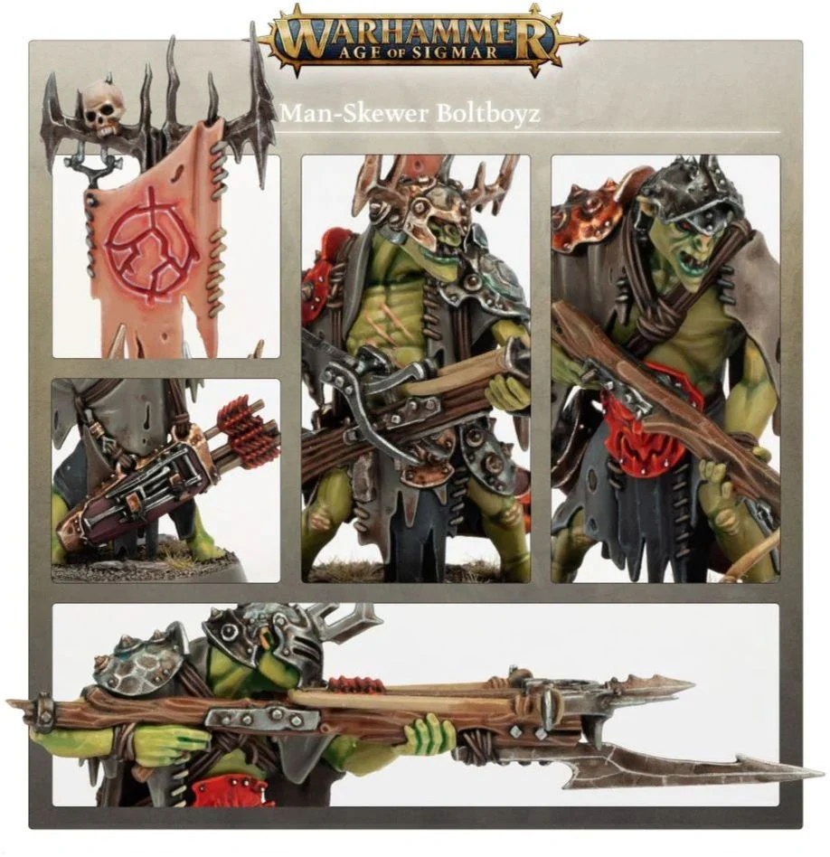 Age of Sigmar: Orruk Warclans: Man-Skewer Boltboyz - Image 6