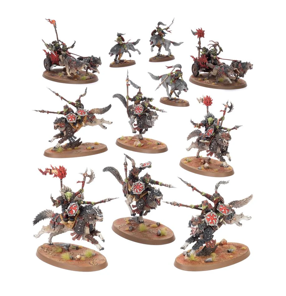 Age of Sigmar: Spearhead: Gloomspite Gitz – Snarlpack Huntaz - Image 2