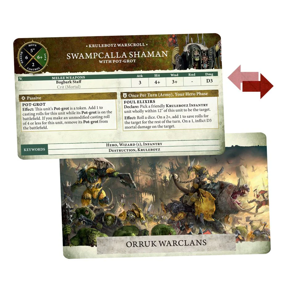 Age of Sigmar: Warscroll Cards: Orruk Warclans - Image 2