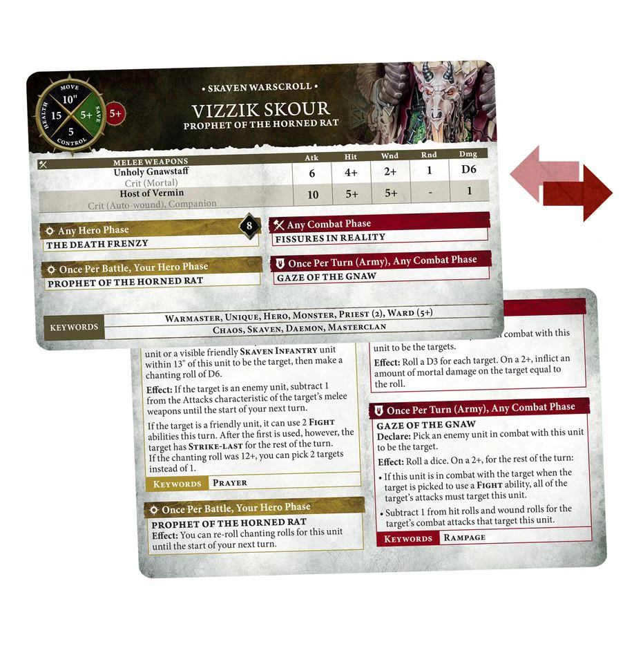 Age of Sigmar: Warscroll Cards: Skaven - Image 3