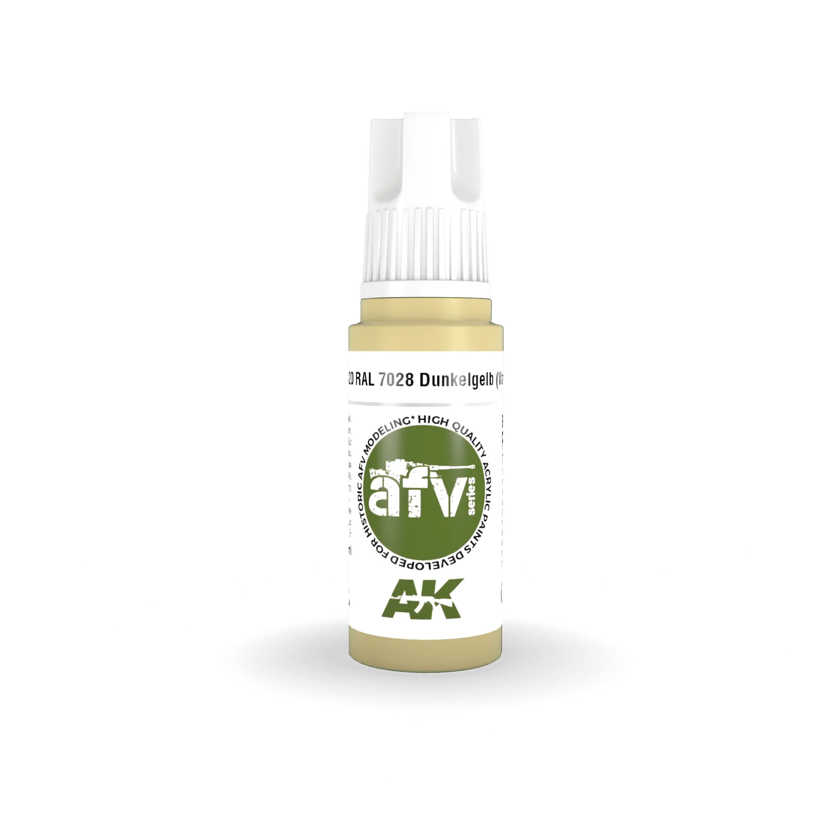 AK Interactive AFV Series: RAL 7028 Dunkelgelb (Variant) Acrylic Paint 17ml 3rd Generation
