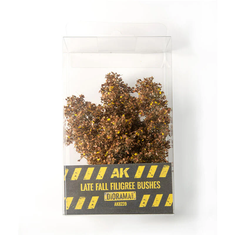 AK Interactive - Dioramas - Late Fall Filigree Bushes 1:35