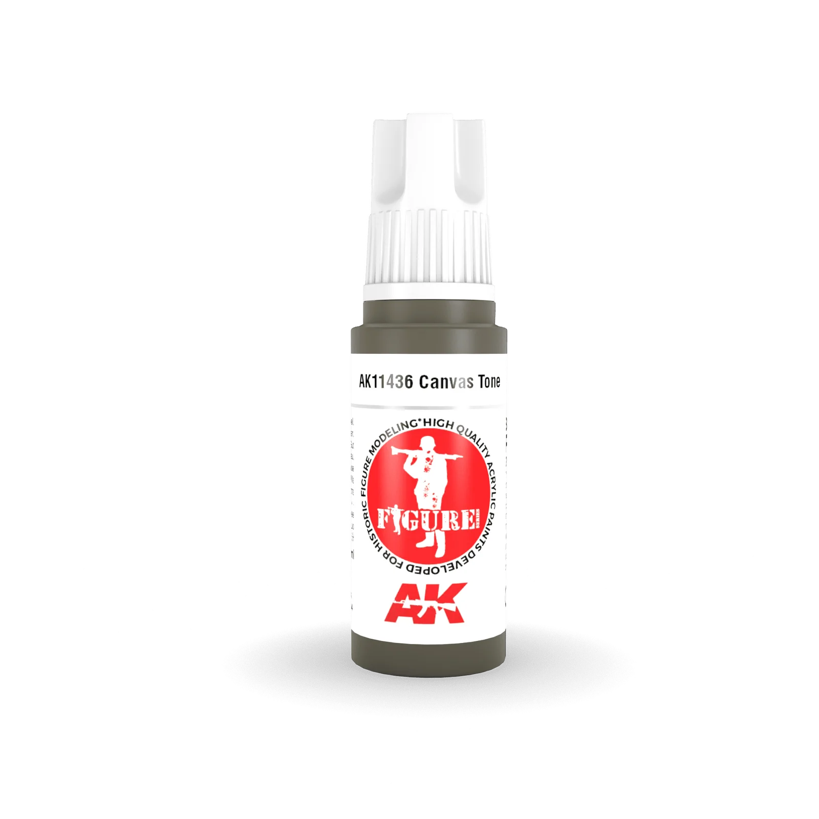 AK Interactive Figure Series: Canvas Tone Acrylic Paint 17ml 3rd Generation