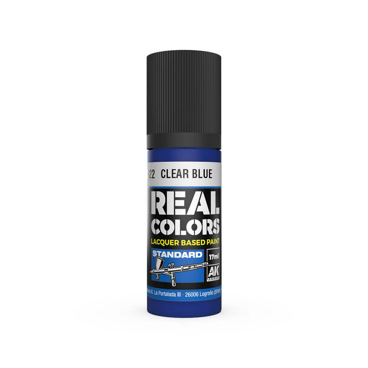 AK Interactive Real Colors: Clear Blue - 17ml Lacquer Paint