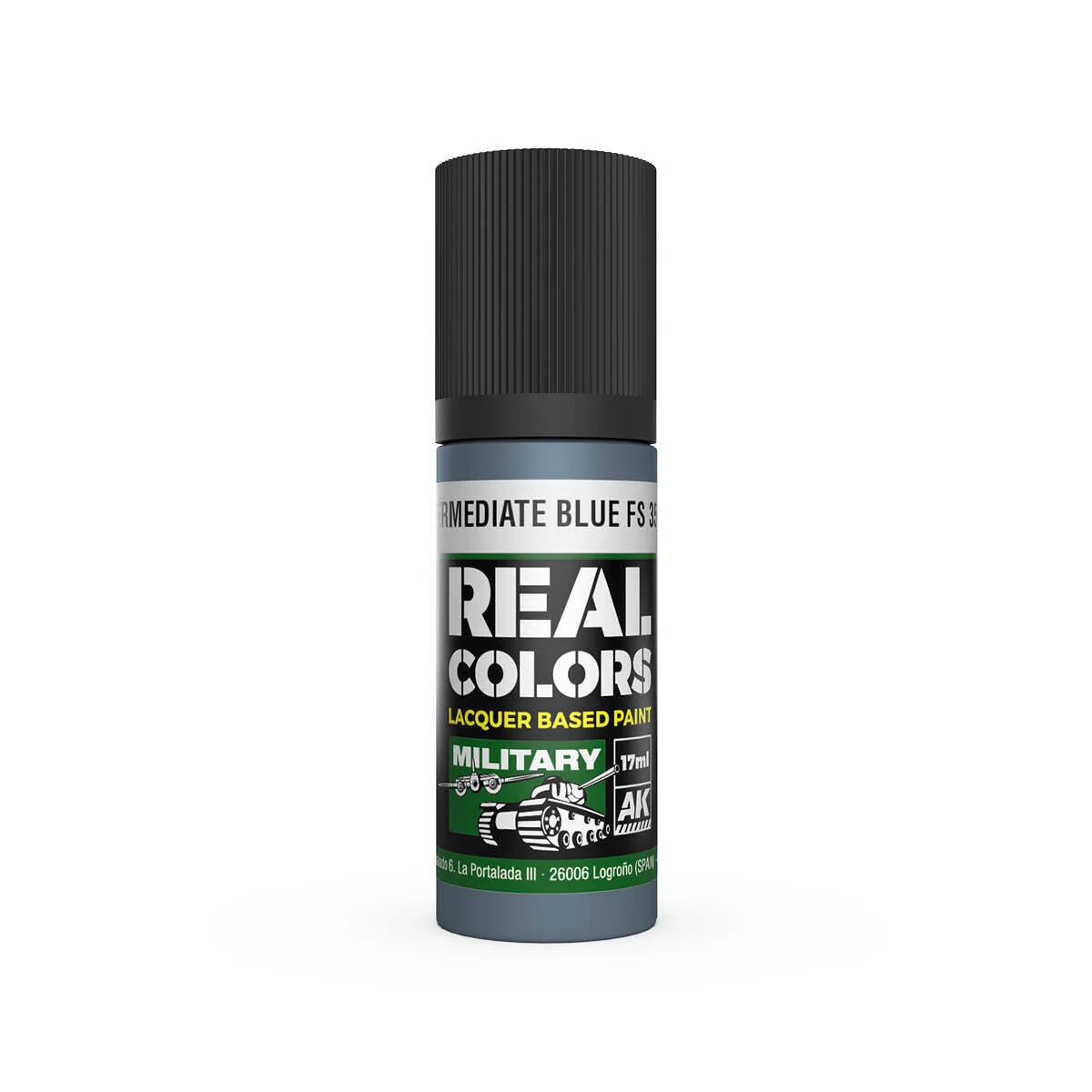 AK Interactive Real Colors: Intermediate Blue FS 35164 - 17ml Lacquer Paint