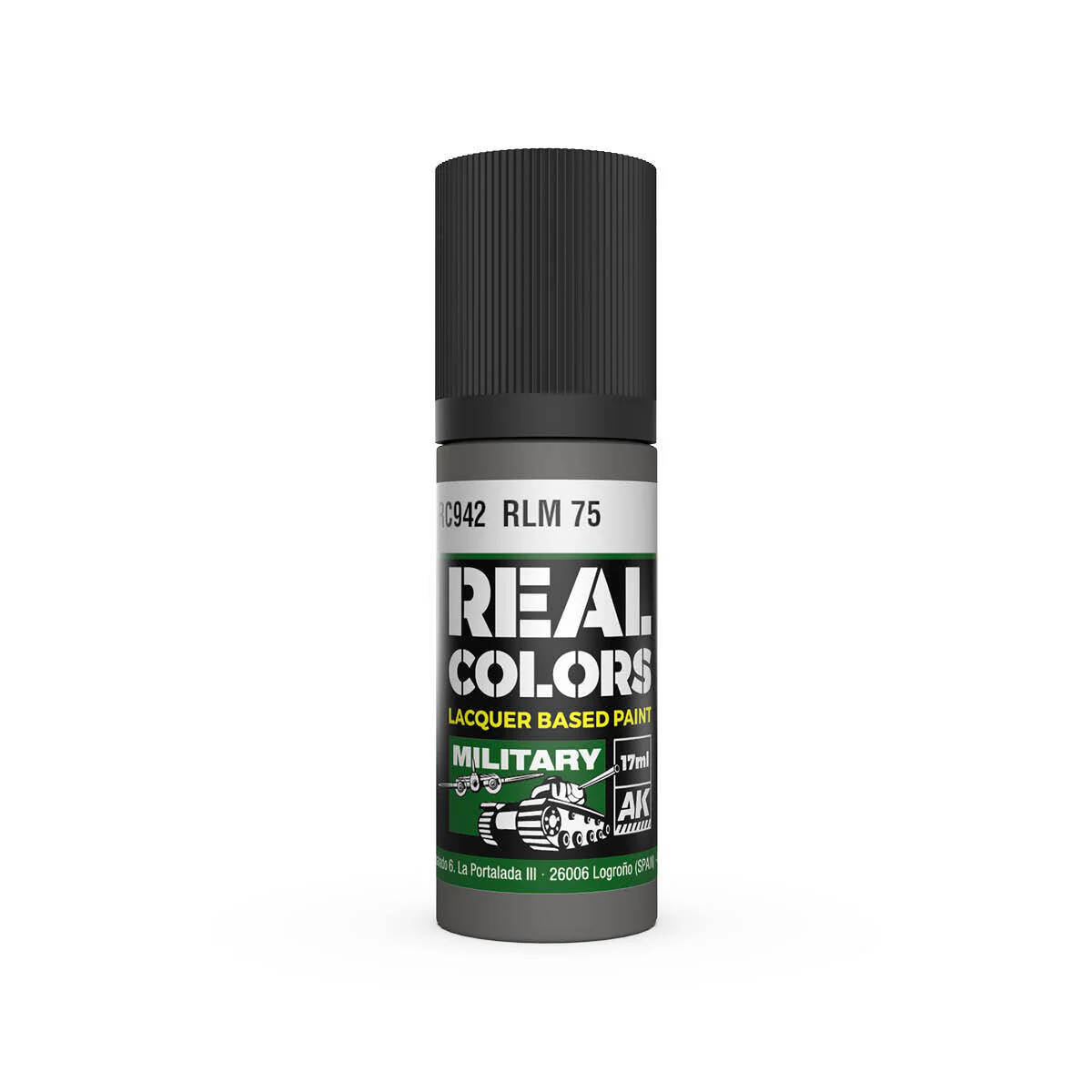AK Interactive Real Colors: RLM 75 - 17ml Lacquer Paint