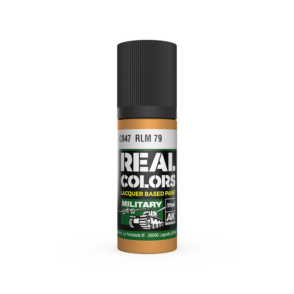 AK Interactive Real Colors: RLM 79 - 17ml Lacquer Paint