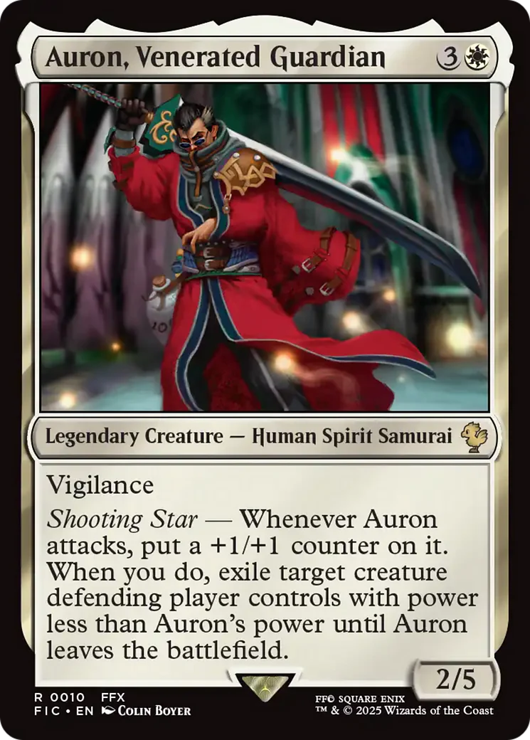 Auron, Venerated Guardian [FINAL FANTASY Commander]