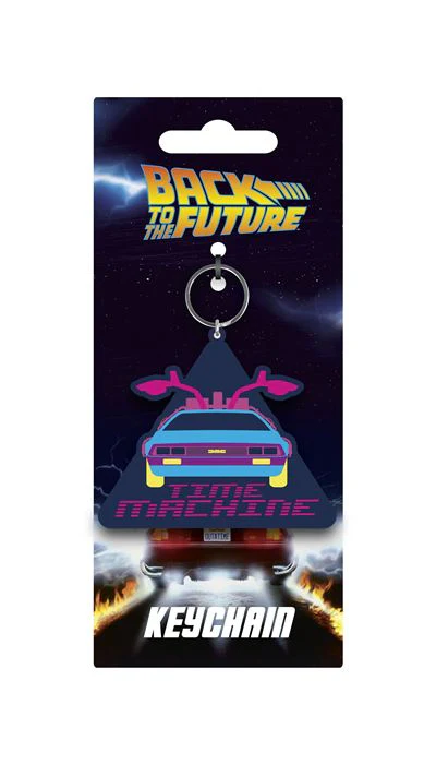 Back To The Future - Time Machine - Moulded Keyring