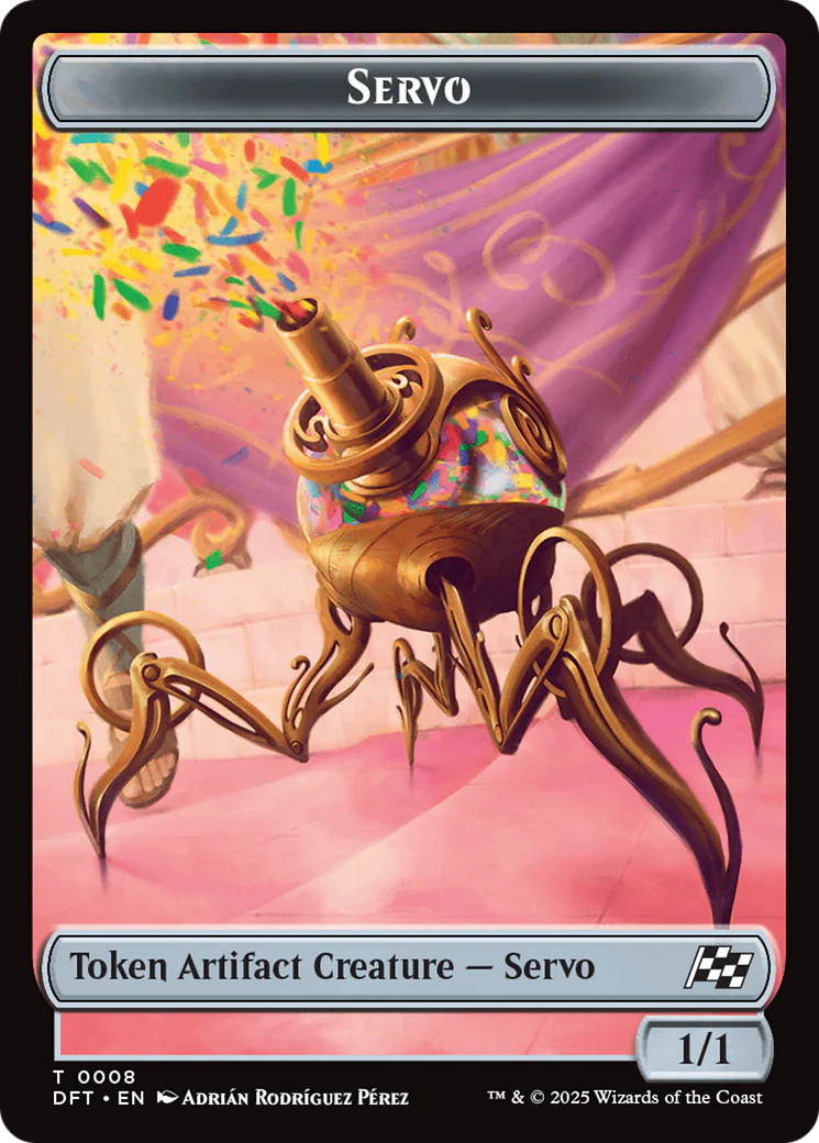 Beast (0010) // Servo Double-Sided Token [Aetherdrift Commander Tokens] - Image 2