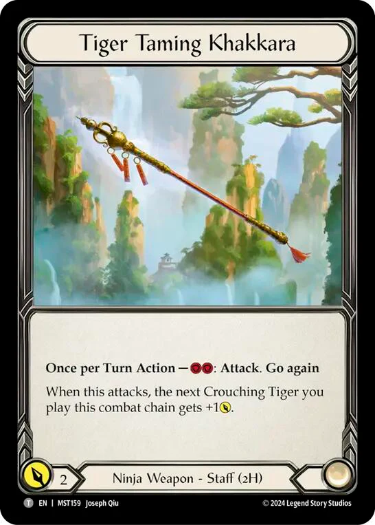 Beckoning Mistblade // Tiger Taming Khakkara [MST003//MST159] (Part the Mistveil) - Image 2