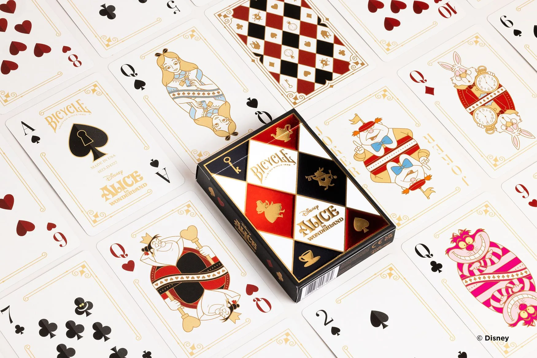 Bicycle Alice in Wonderland Playing Cards - Image 3