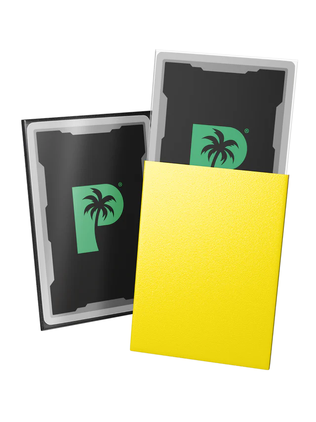 Blackout Deck Sleeves - Standard Size - Yellow - Matte - Image 2