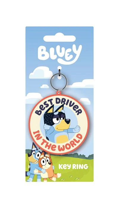 Bluey - Best Driver - Moulded Keyring