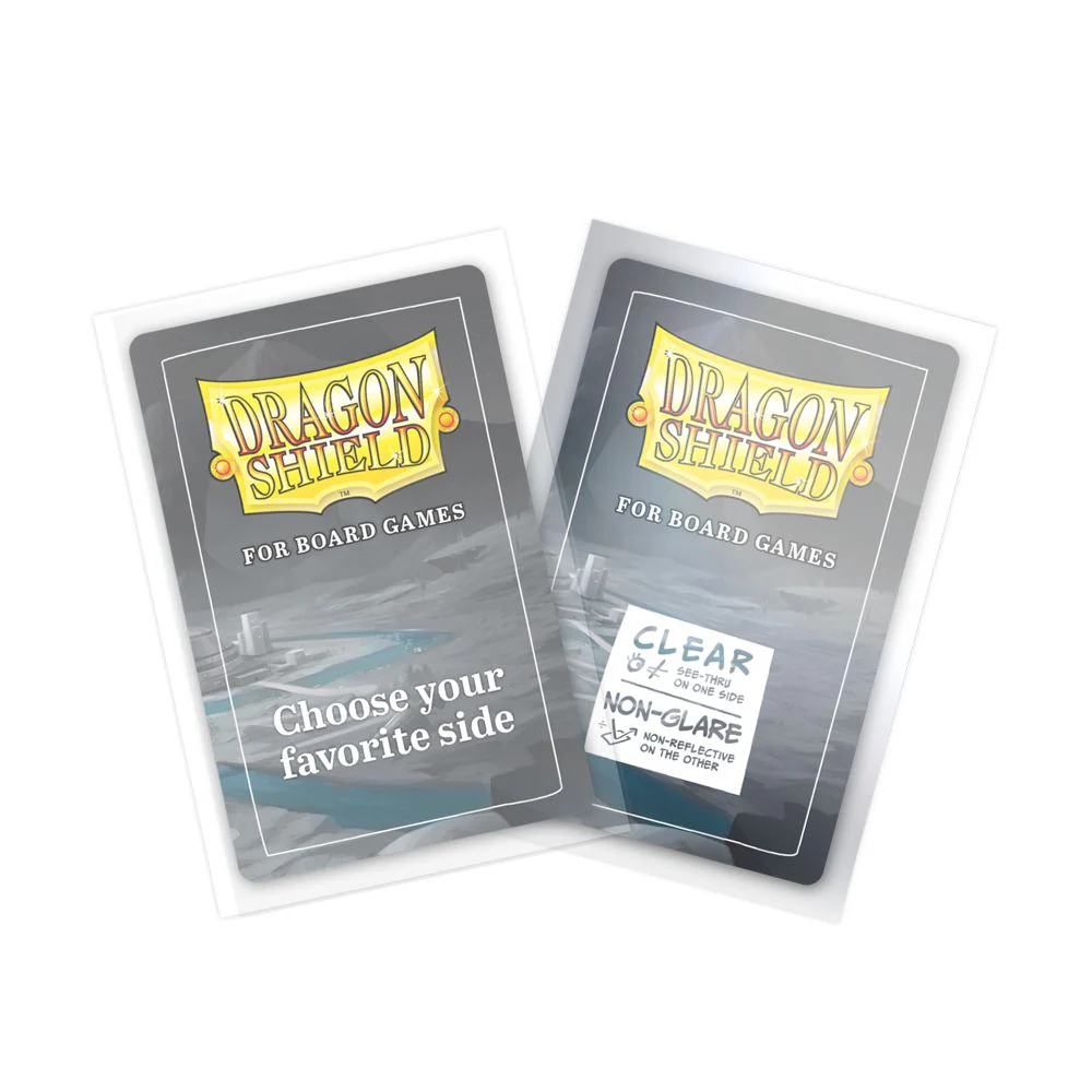 Board Game Sleeves - Dragon Shield - 100 Clear Non-Glare - American Mini - Image 2