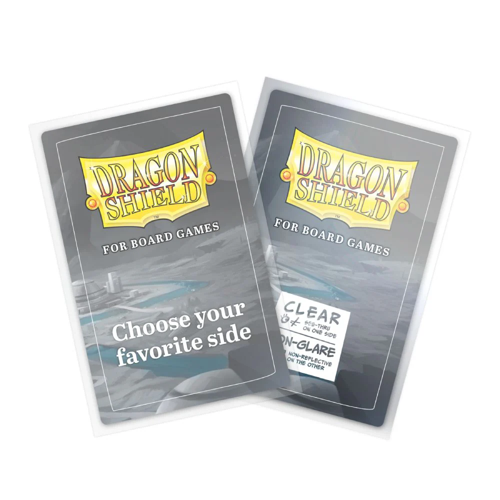 Board Game Sleeves - Dragon Shield - 100 Clear Non-Glare - Extra Large - Image 2