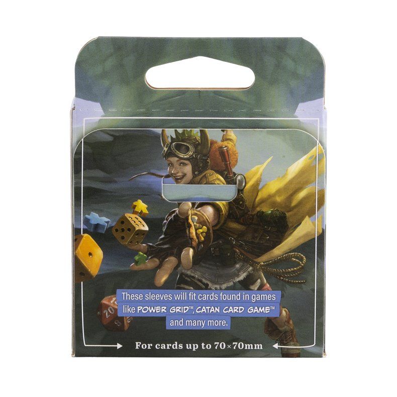 Board Game Sleeves - Dragon Shield - 100 Clear Non-Glare - Square - Image 3