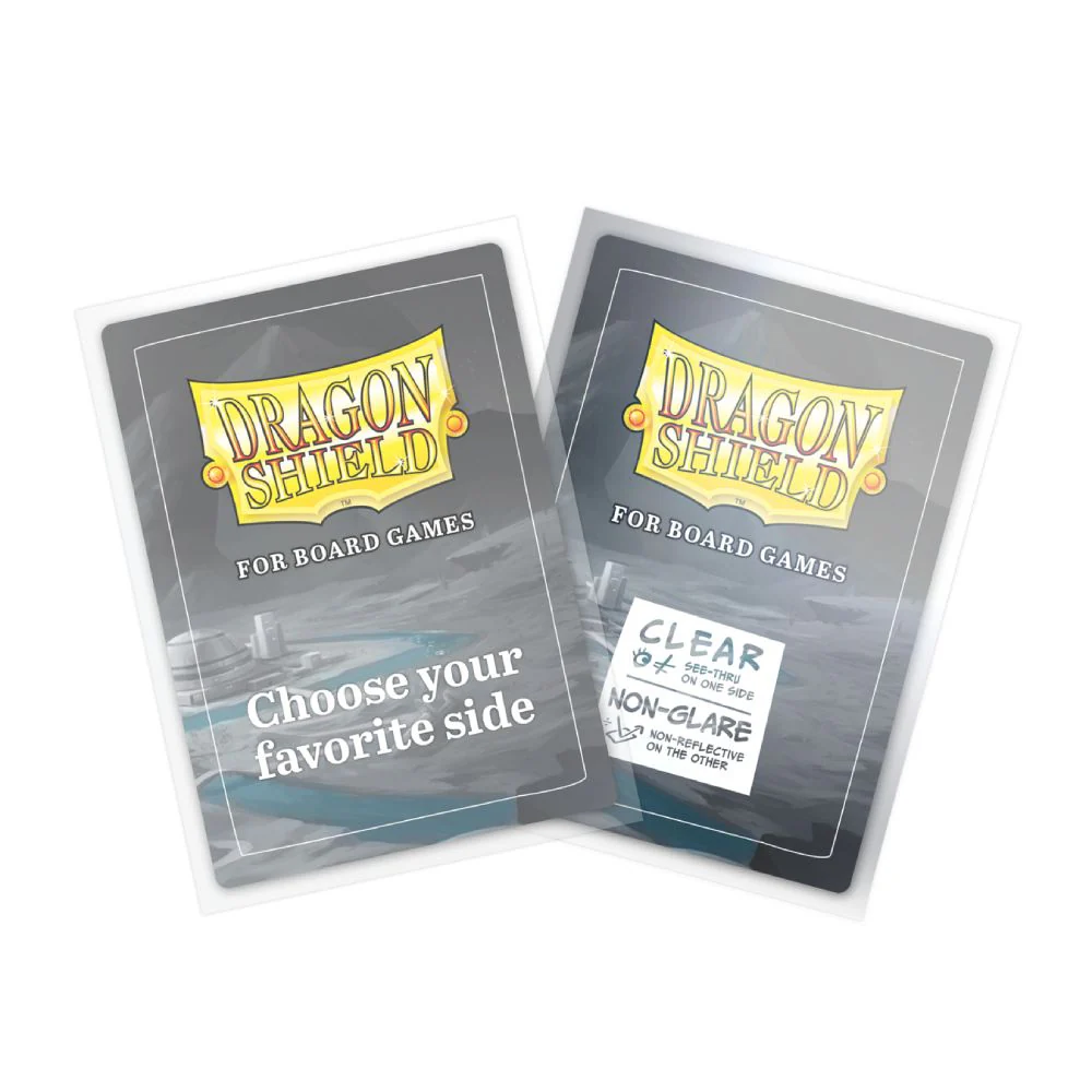 Board Game Sleeves - Dragon Shield - 100 Clear Non-Glare - Common Standard - Image 2