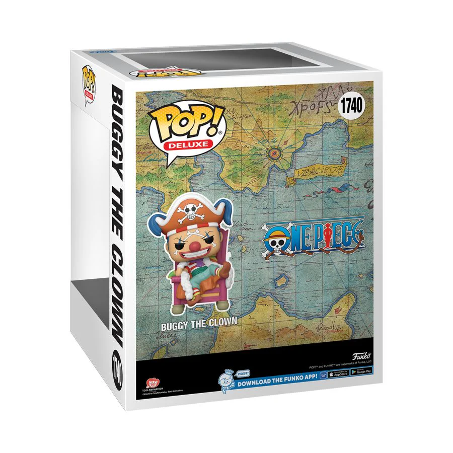 Buggy the Clown (on Throne) #1740 NYCC 2024 Exclusive One Piece Pop! Deluxe [RS] - Image 3