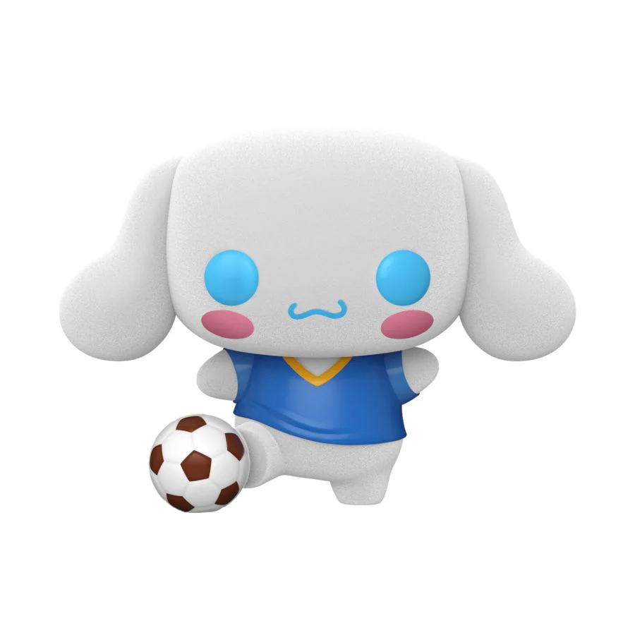 Cinnamoroll (with Soccer Ball) #86 US Exclusive Flocked Sanrio Pop! Vinyl [RS] - Image 2