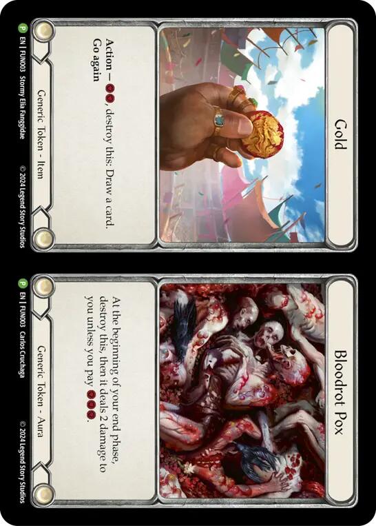 Cracker Bauble // Gold and Bloodrot Pox [LGS360-FUN003] (Promo) - Image 2