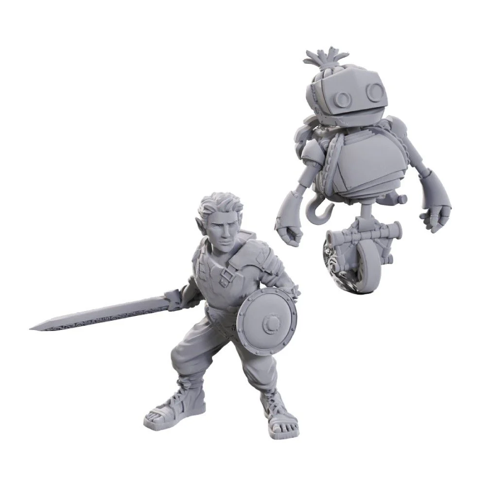 Critical Role Unpainted Miniatures: Orym; of the Air Ashari & Fresh Cut Grass