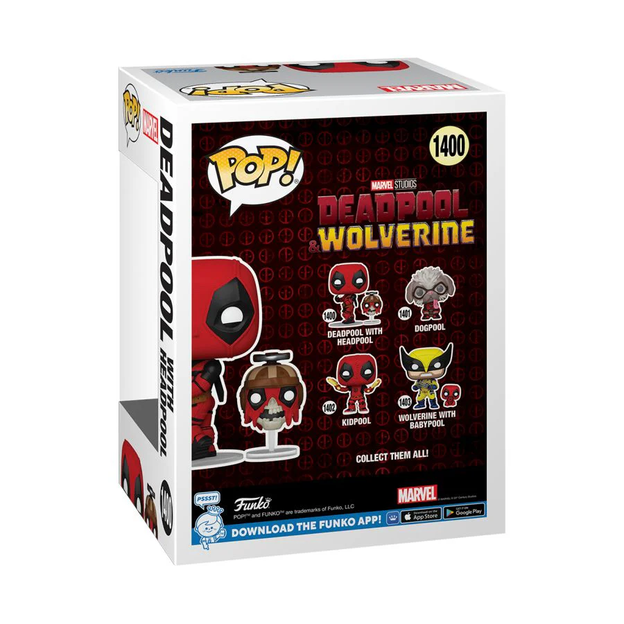 Deadpool & Wolverine #1400 - Deadpool with Headpool Pop! Vinyl - Image 3