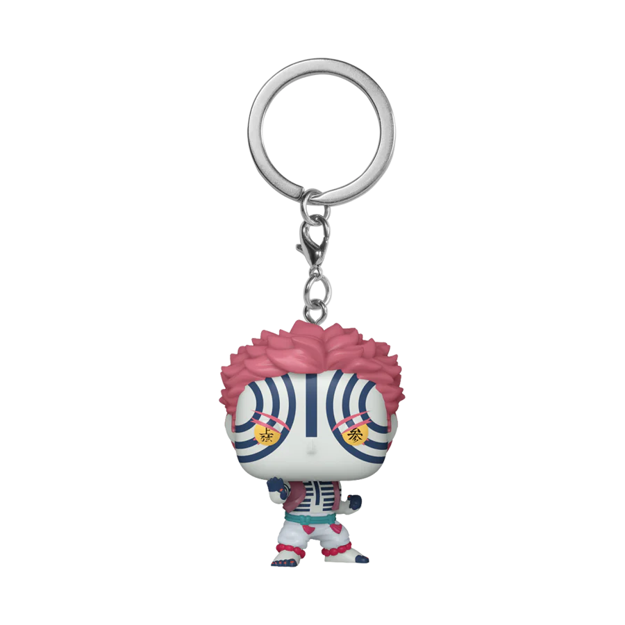 Demon Slayer - Akaza Pop! Keychain - Image 2