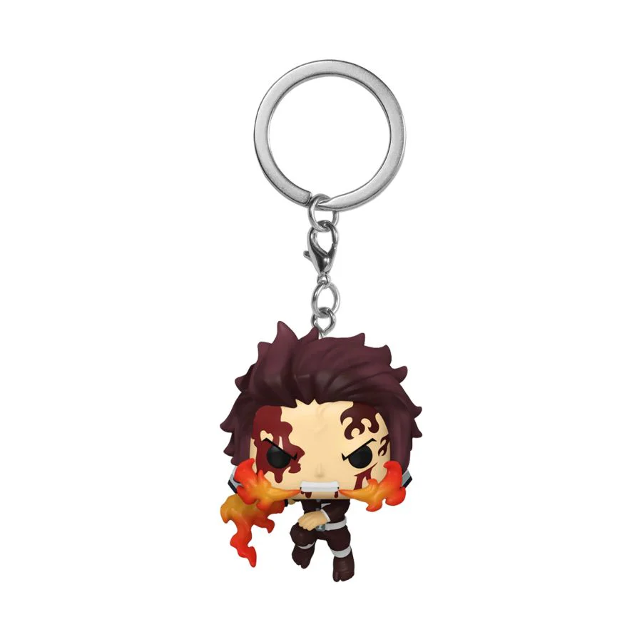 Demon Slayer - Tanjiro Kamado (Dancing Flash) Pop! Keychain - Image 2