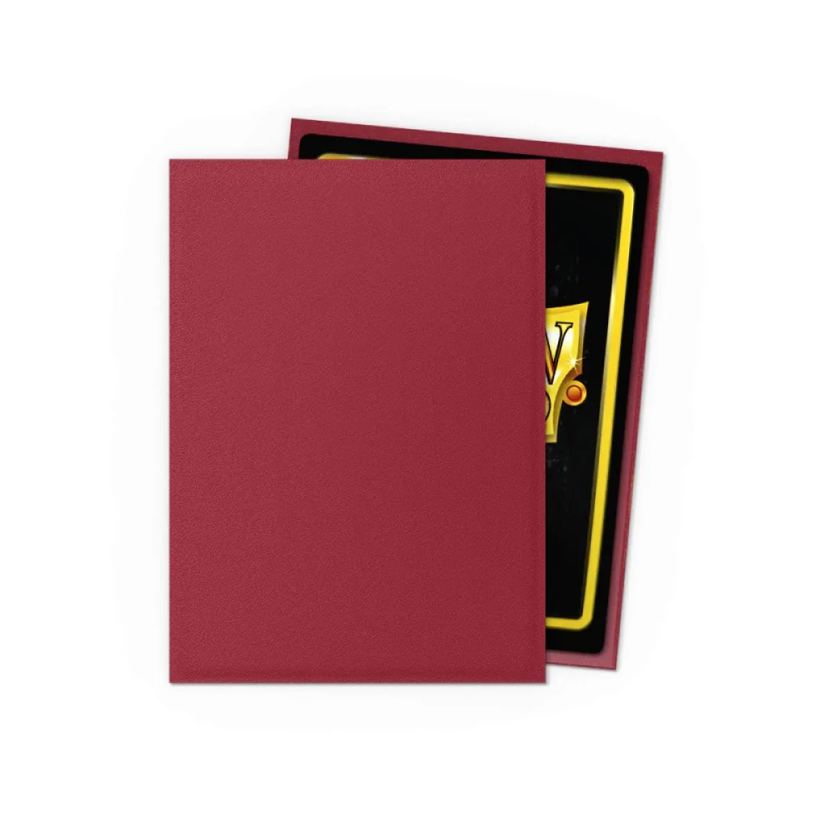 Dragon Shield: Non-Glare Sleeves – Matte – Blood Red - Image 2