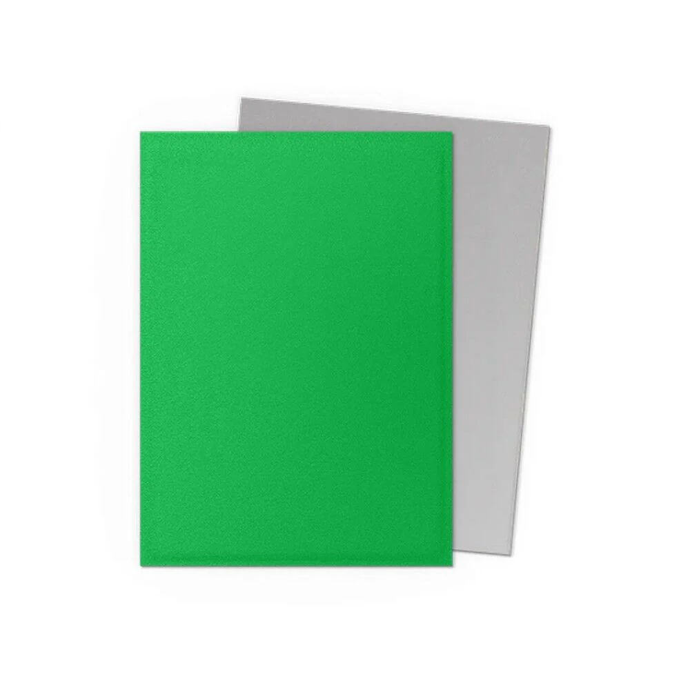 Dragon Shield: Sleeves – Matte Dual – Apple Green & Silver - Image 2