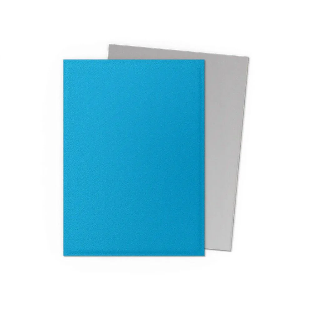 Dragon Shield: Sleeves – Matte Dual – Sky Blue & Silver - Image 2