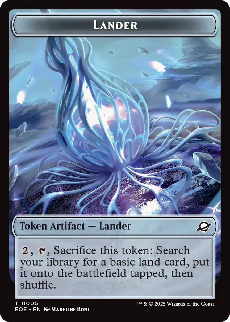 Drone // Lander (0005) Doubled-Sided Token [Edge of Eternities Tokens] - Image 2