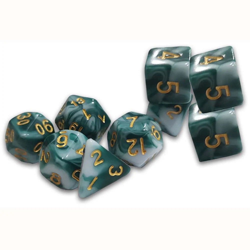 Dungeon Crawl Classics - DCC RPG Dice - Thracian Smoky Sacrifice Dice Set - Traditional 9-set