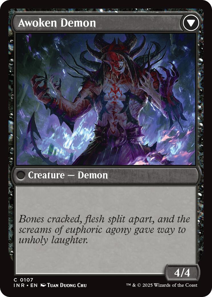 Ecstatic Awakener // Awoken Demon [Innistrad Remastered] - Image 2