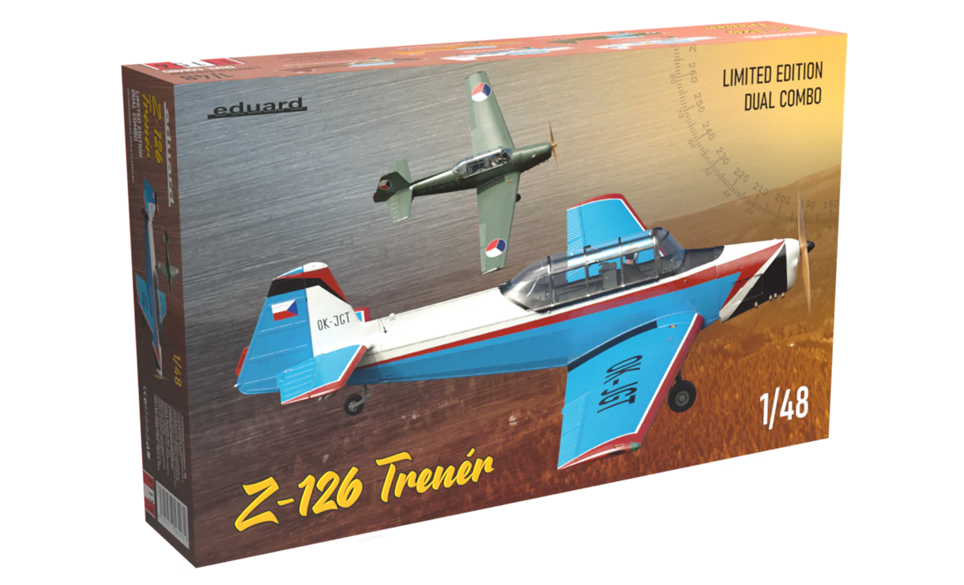 Eduard 1/48 Z-126 TRENÉR Dual Combo Plastic Model Kit