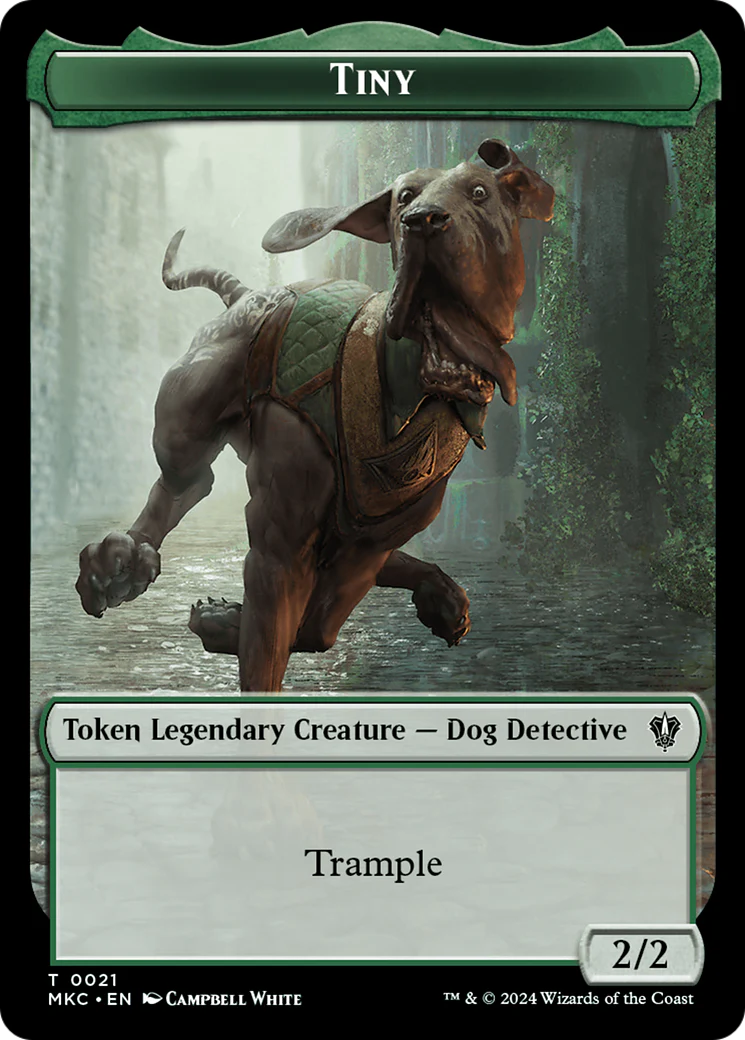 Eldrazi // Tiny Double-Sided Token [Murders at Karlov Manor Commander Tokens] - Image 2