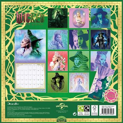 Wicked 2 Movie - 2026 Square Calendar - Image 3