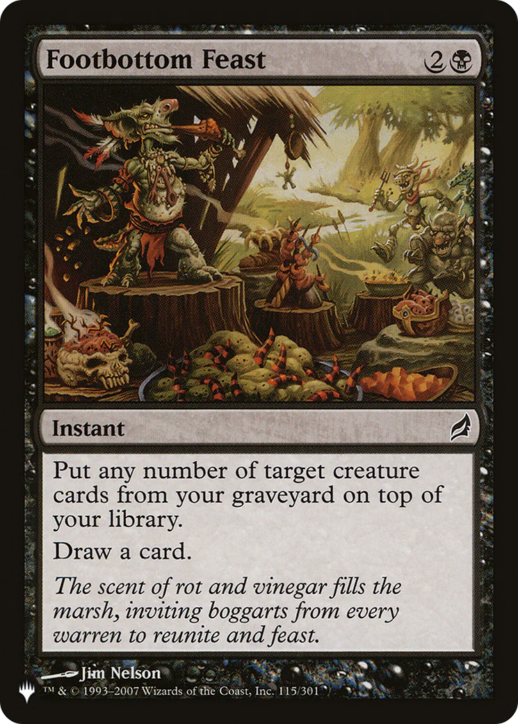 Footbottom Feast [The List]