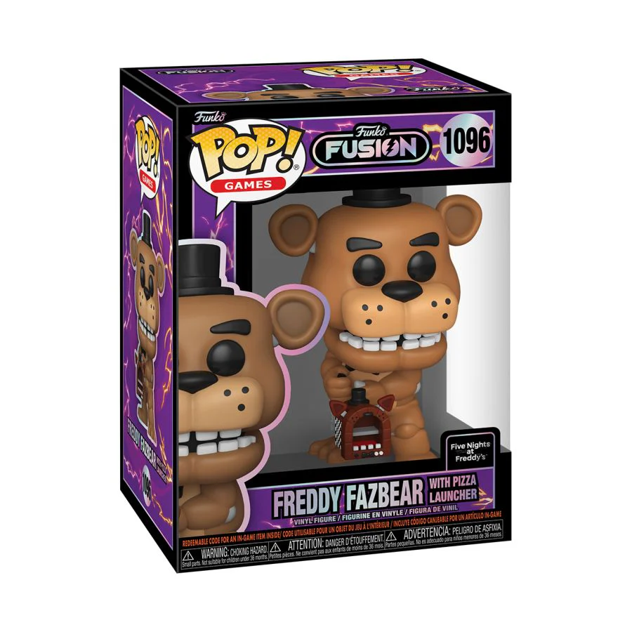 Freddy Fazbear w/ Pizza Launcher #1096 Funk Fusion Pop! Vinyl