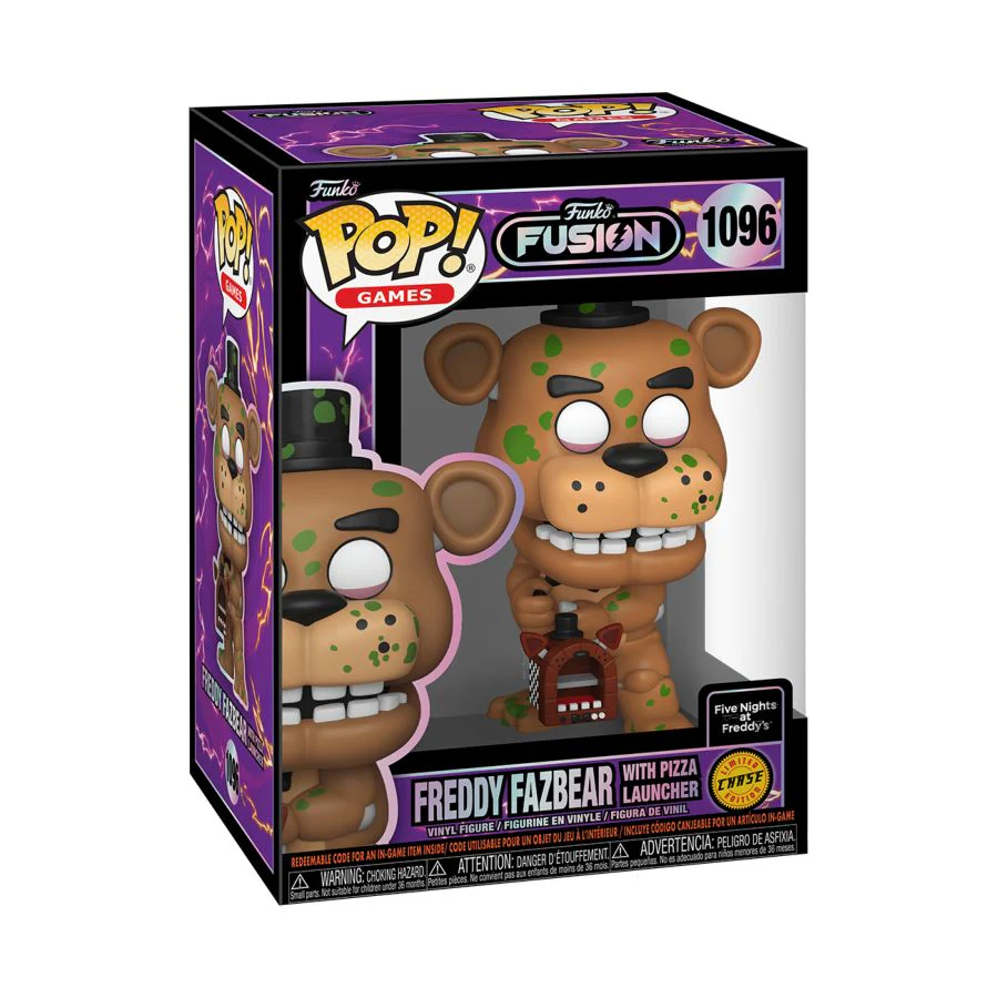 Freddy Fazbear w/ Pizza Launcher (Chase) #1096 Funk Fusion Pop! Vinyl