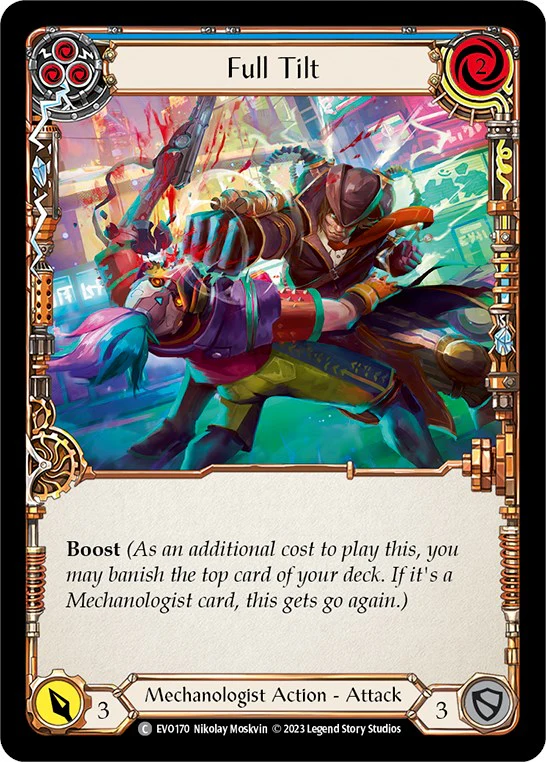Full Tilt (Blue) [EVO170] (Bright Lights)  Rainbow Foil