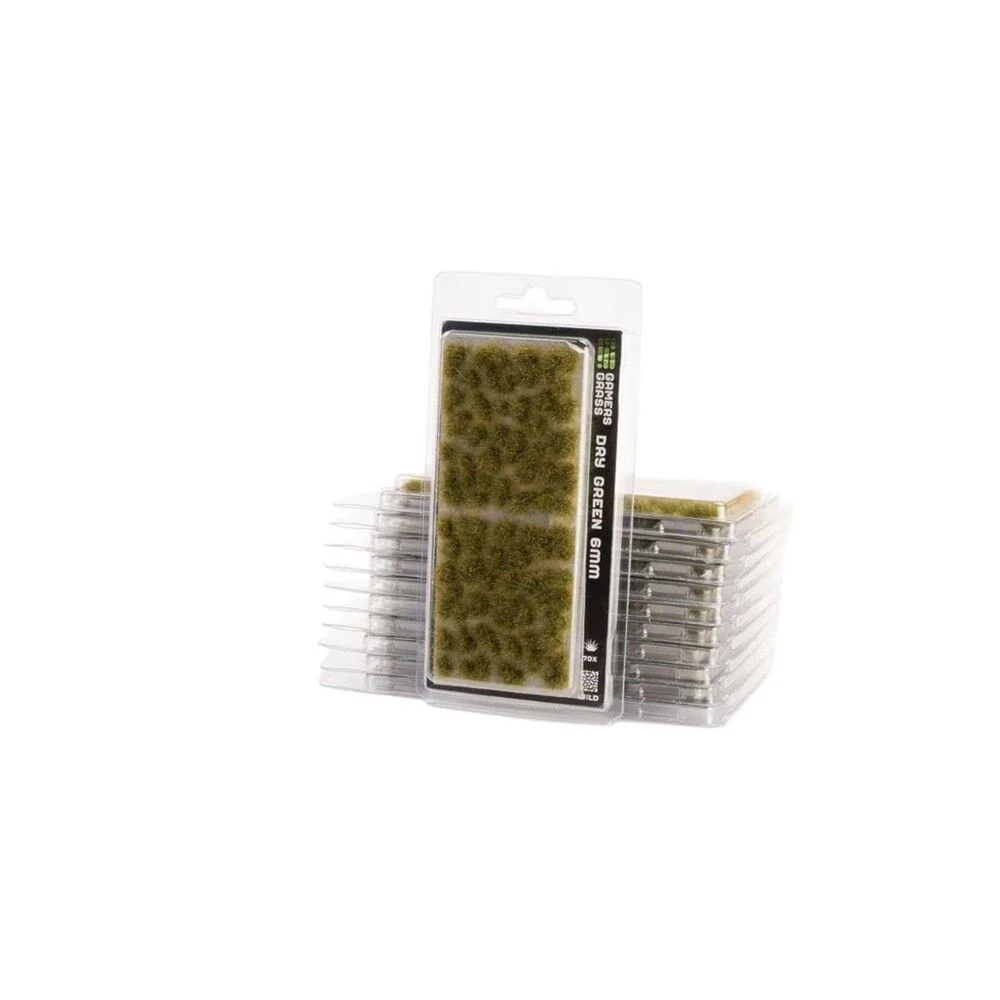 Gamers Grass - Grass Tufts - 6mm - Dry Green - Wild
