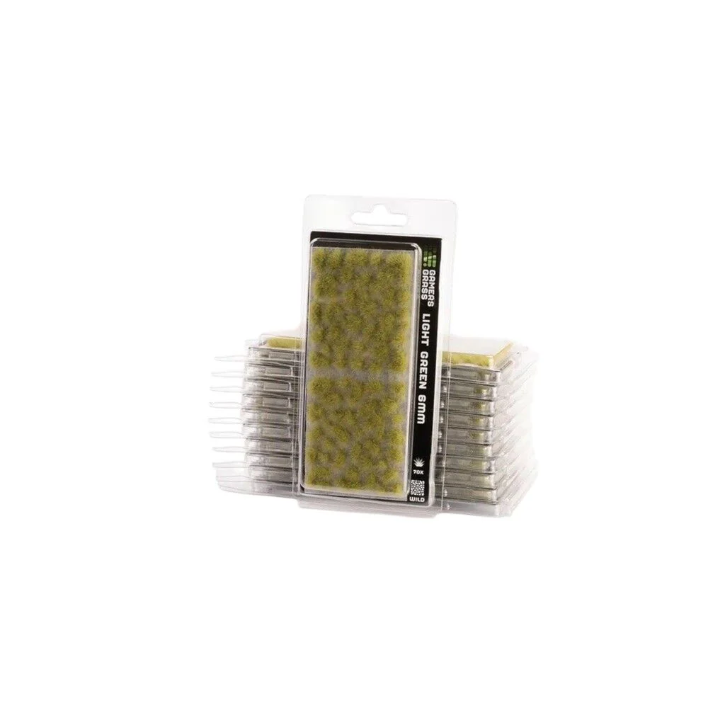 Gamers Grass: Tufts: Light Green 6mm (Wild)