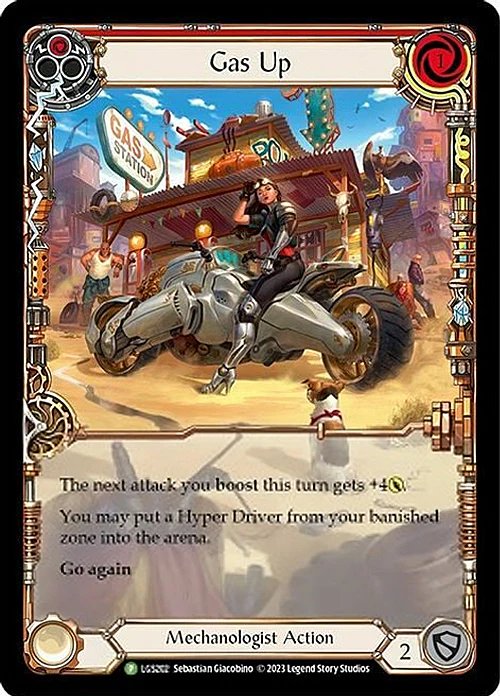 Gas Up (Red) [LGS202] (Promo)  Rainbow Foil