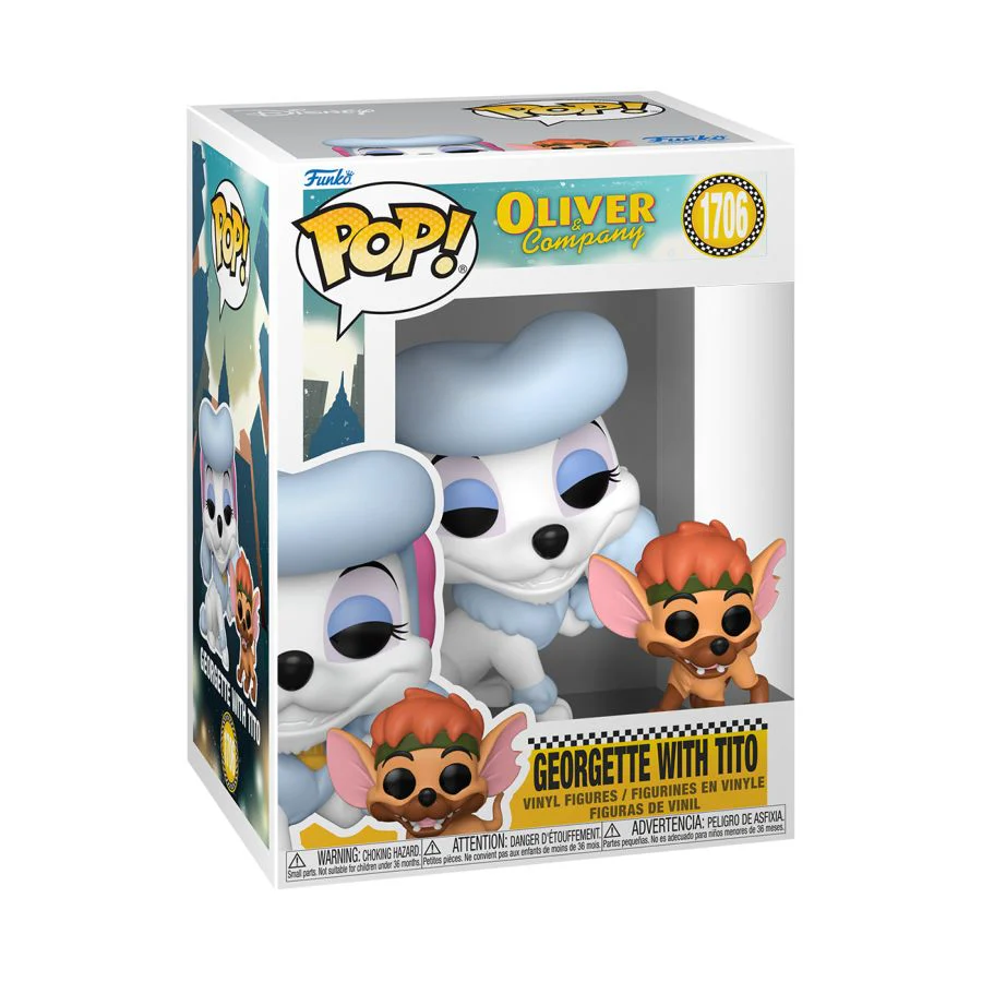 Georgette with Tito ##1706 Oliver and Company (1988) Pop! Vinyl